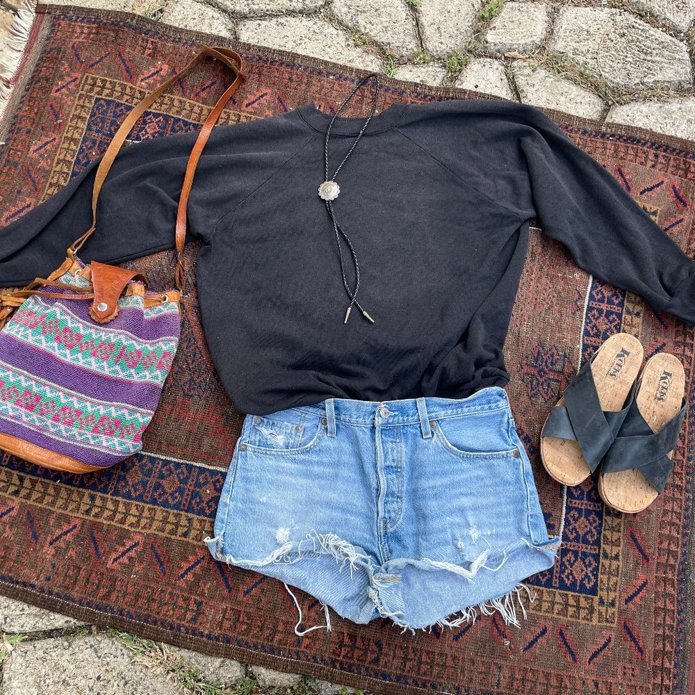 Vintage 80s Sweatshirt - Black